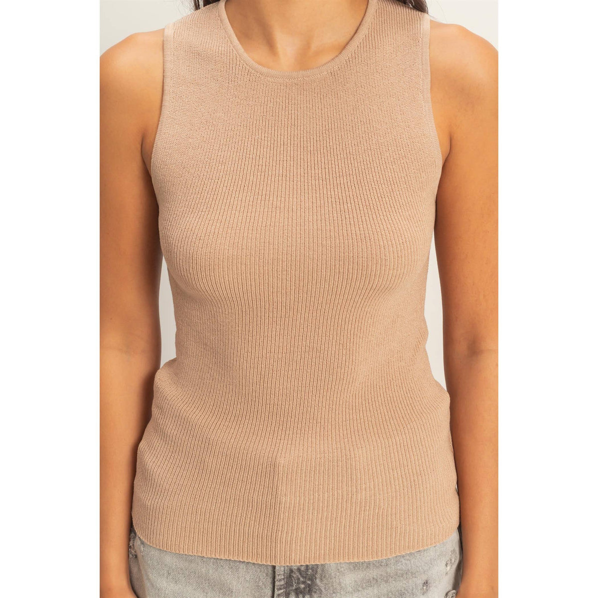 Ribbed Knit Tank Top