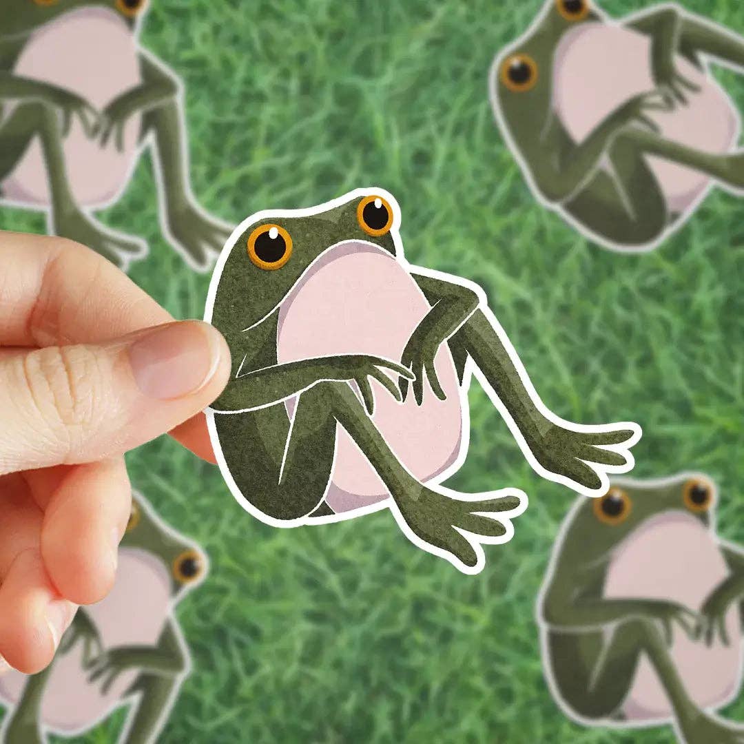 Existential Frog Sticker
