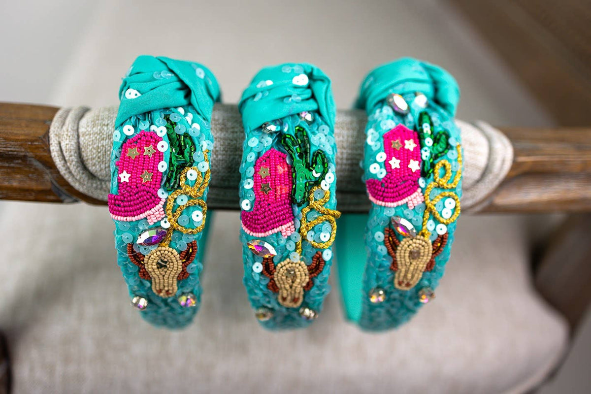 Beaded Headband - Rodeo Queen
