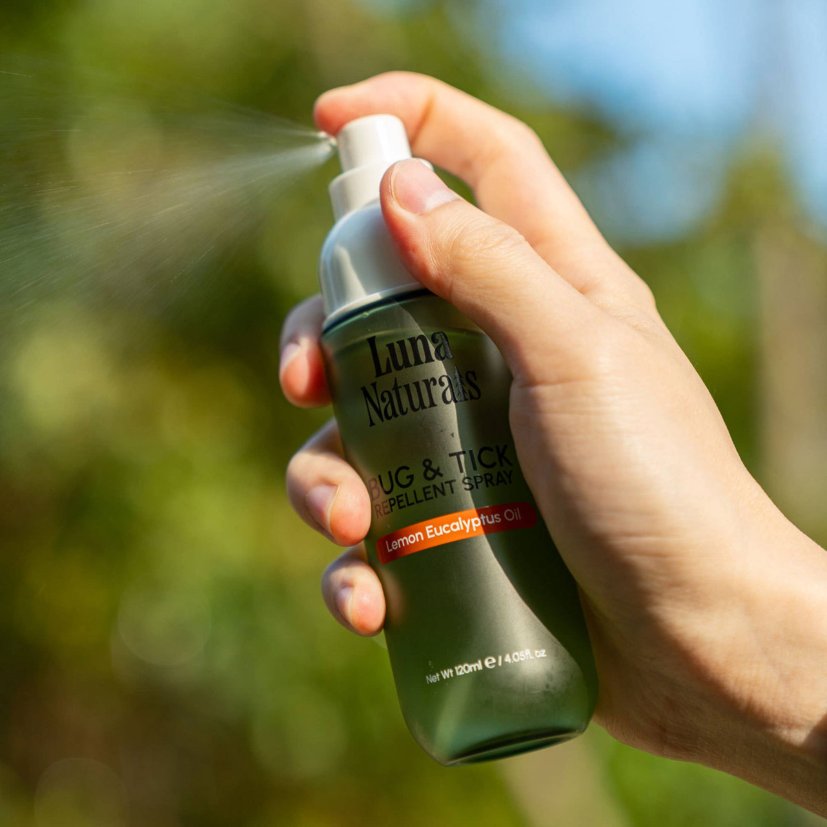 Bug & Tick Repellent Spray | Lemon & Eucalyptus Oil | 120ml