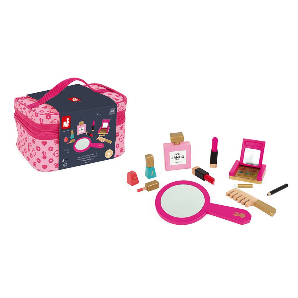 Pretend Play Toy | Little Miss Vanity Case | 9 accessories