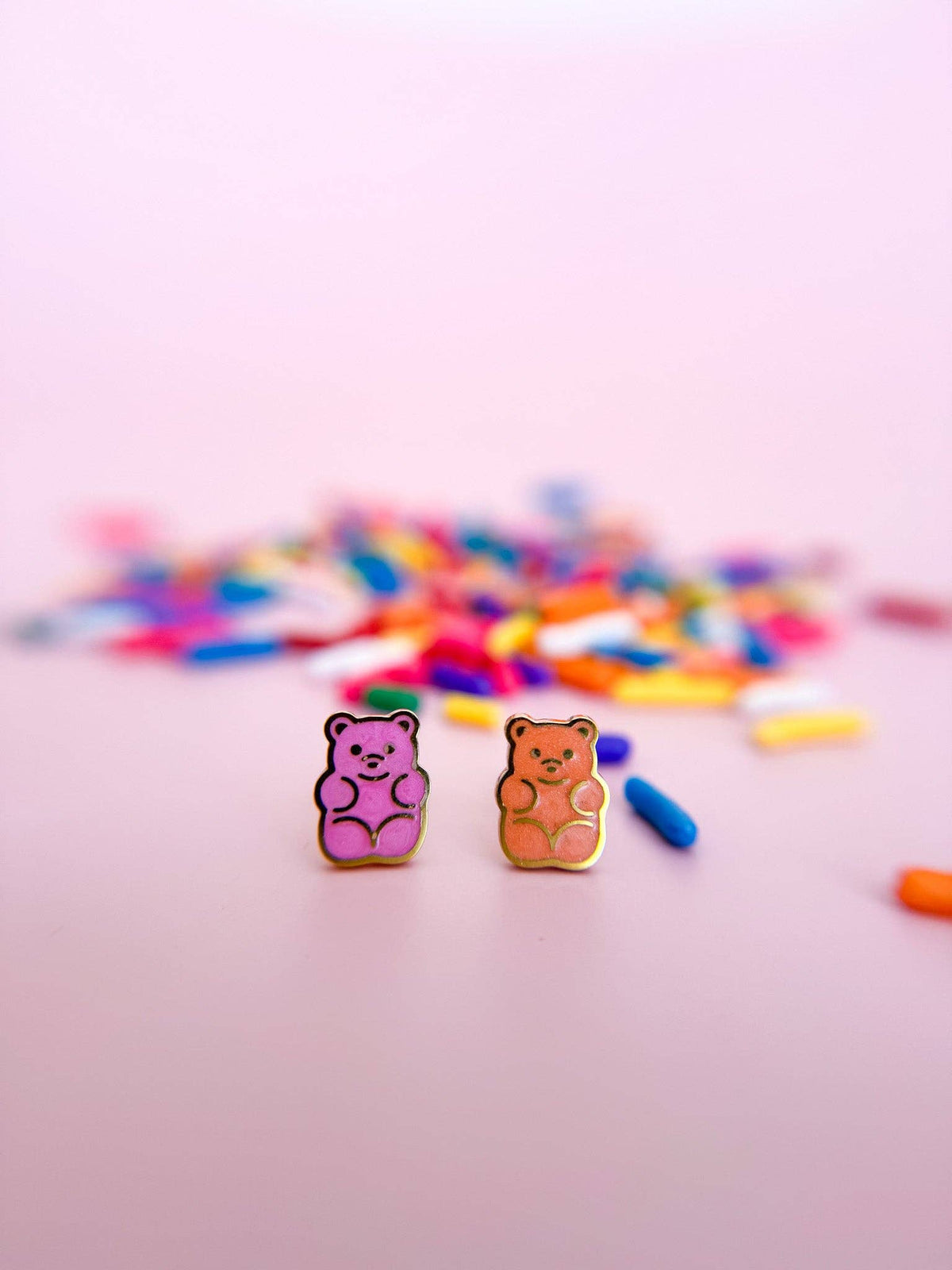 Gummy Bear Stud Earrings