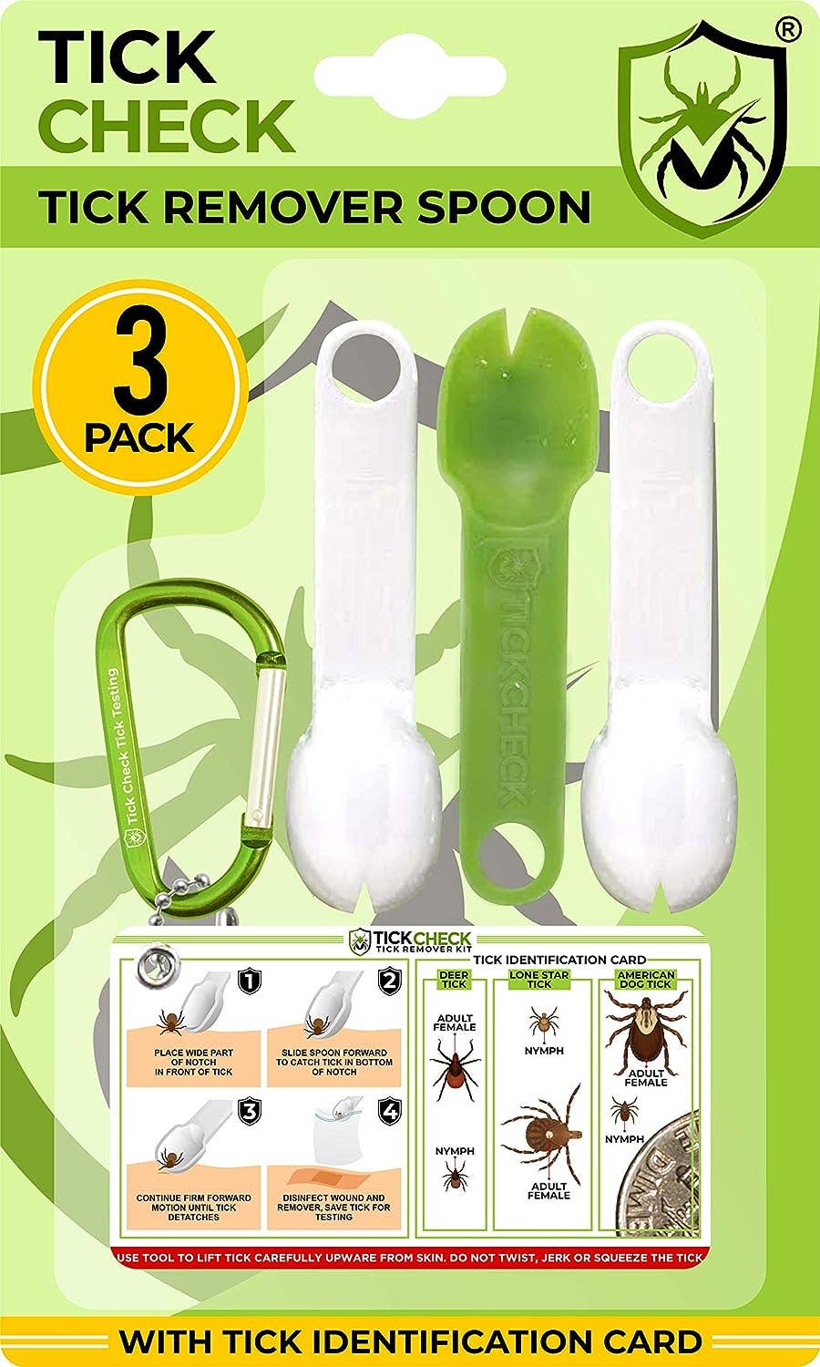 TickCheck Tick Remover Spoon 3 Pack