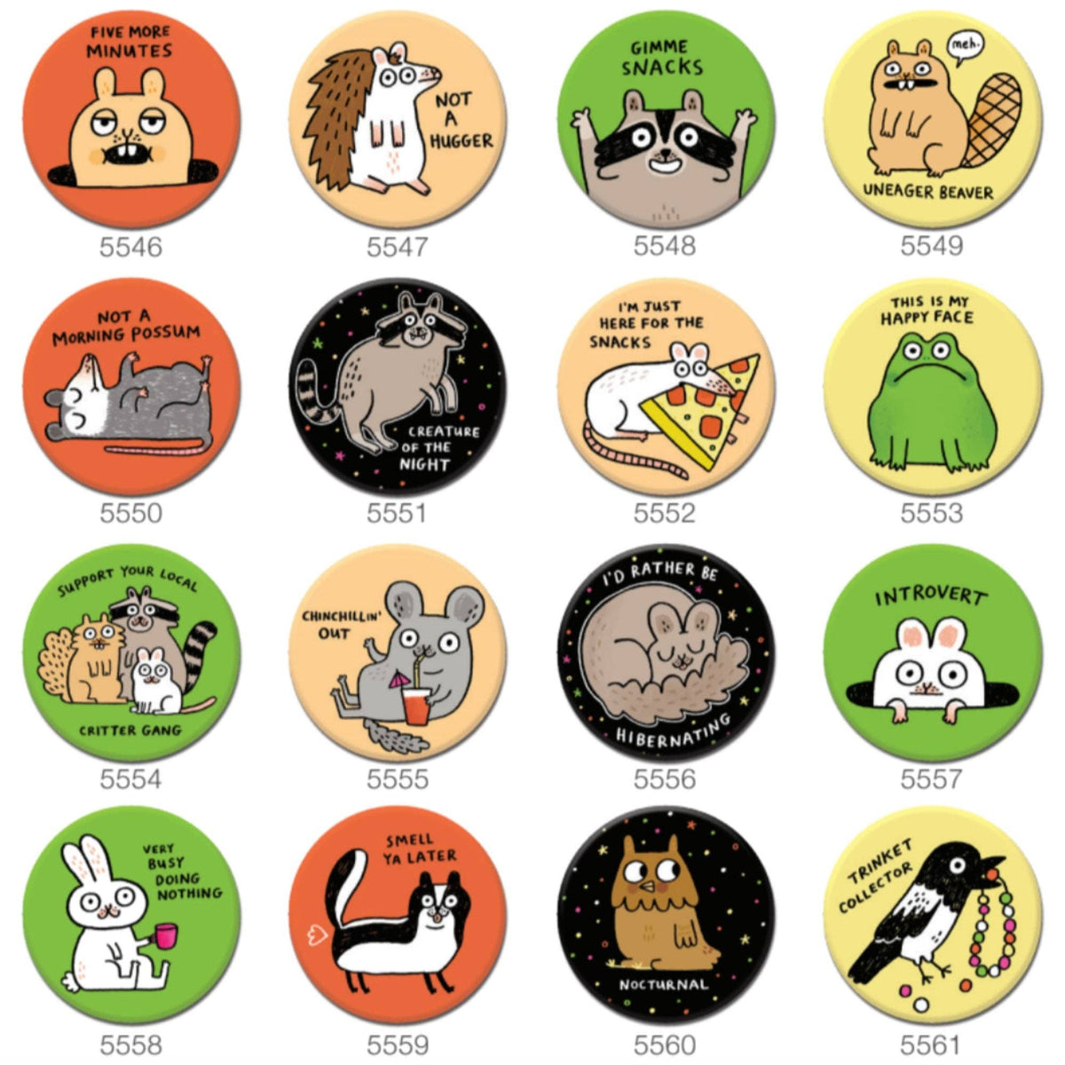 Critters 1.25" Button