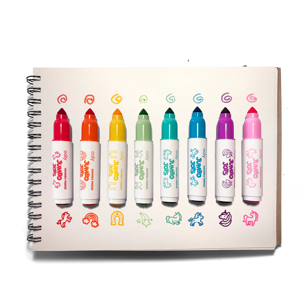 Jumbo Jots Dual Tip Unicorn Markers