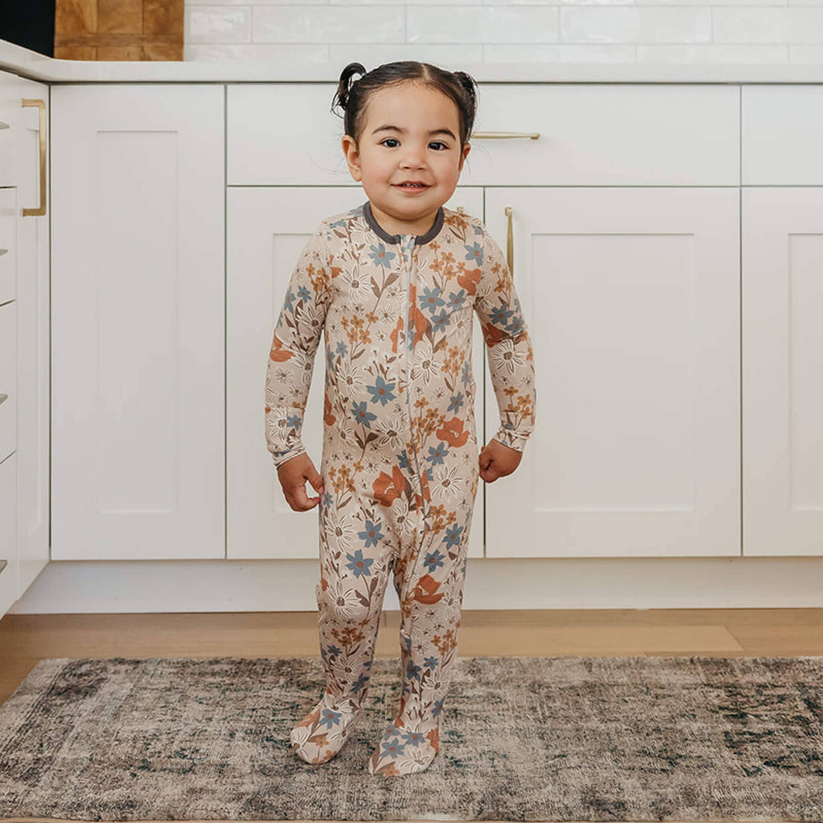 Zip-Up Footie Pajama - Eden