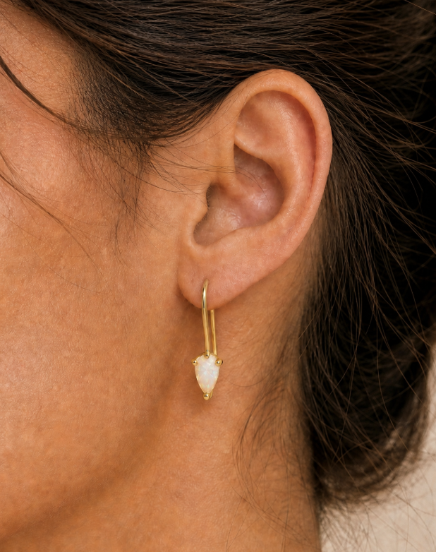 Dewdrop Mini Threader - White Opal