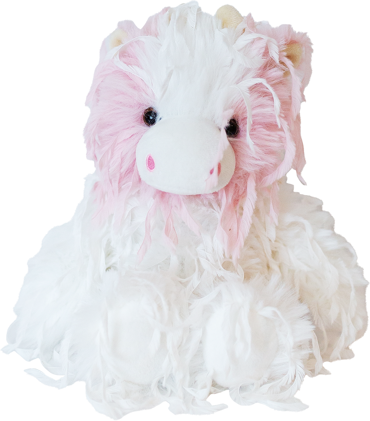 Feathers Strawberry Cow Plushie