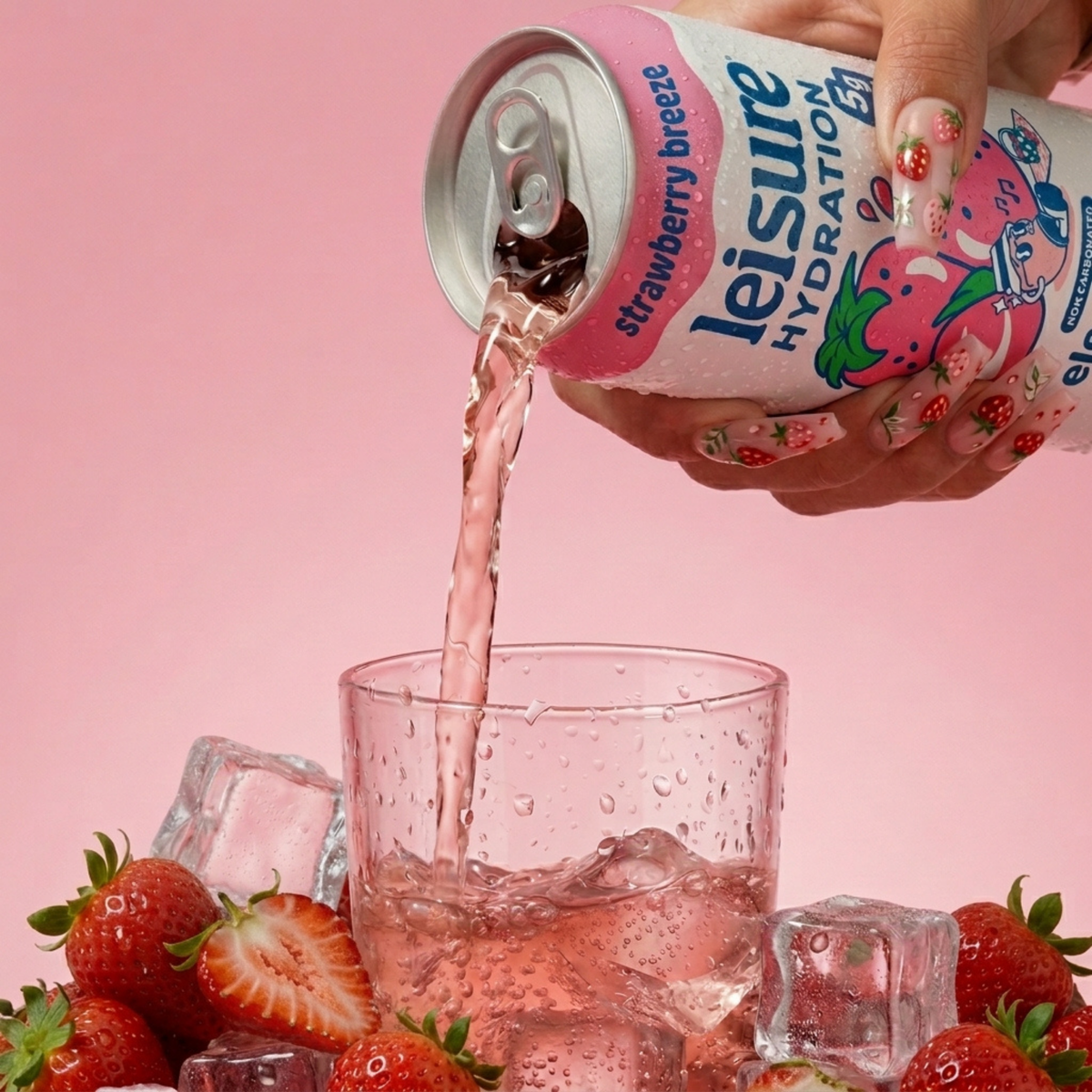 Leisure Hydration Electrolyte Strawberry Breeze