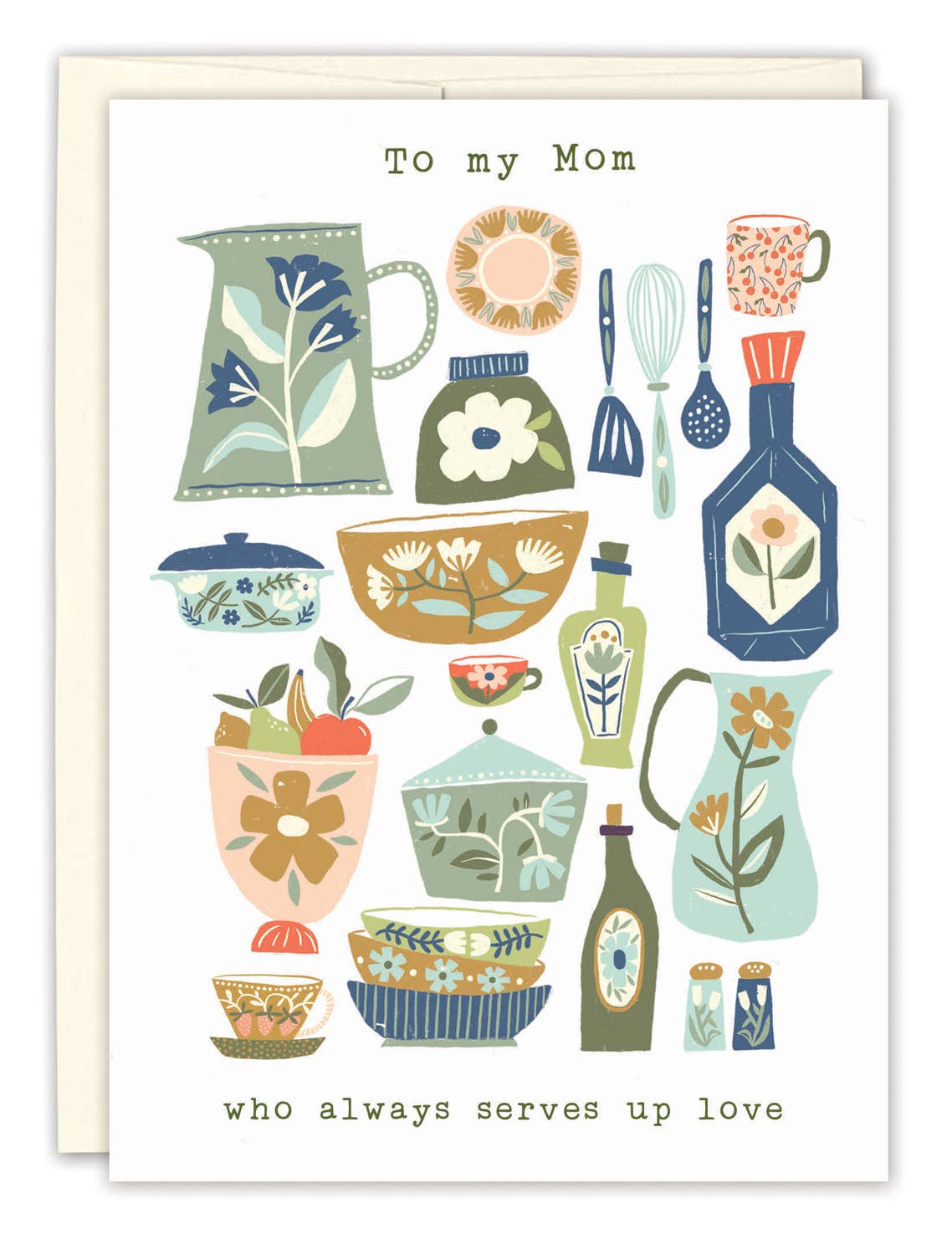 Serve Up Love Mother's Day Card