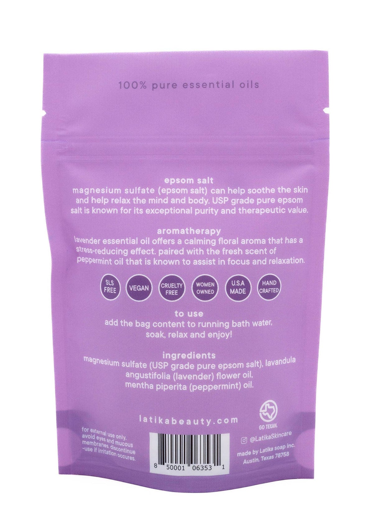 Calm 💗 Lavender Epsom and Essential Oils
