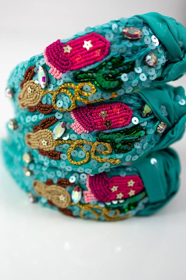 Beaded Headband - Rodeo Queen