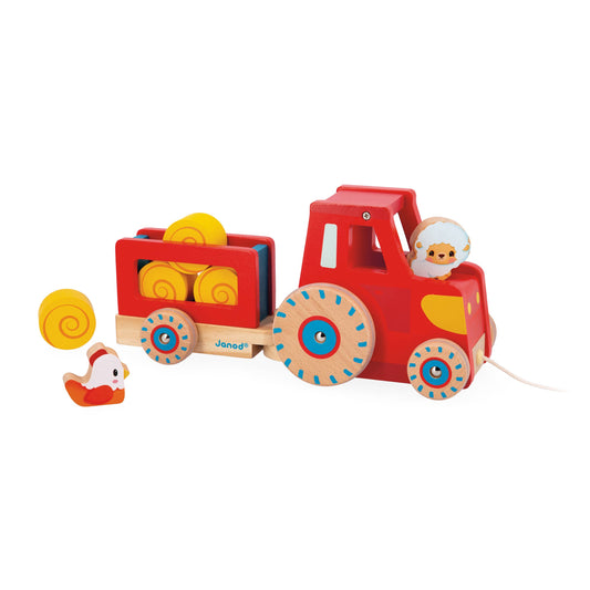 FARM | PULL ALONG TRACTOR | EARLY LEARNING TOY