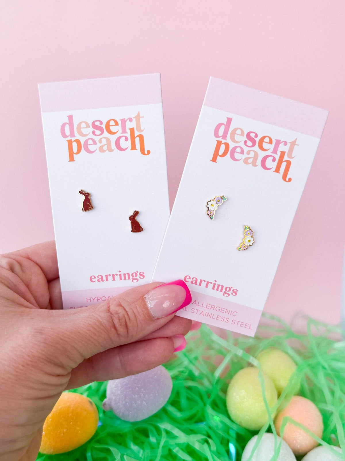 Floral Wreath Stud Earrings