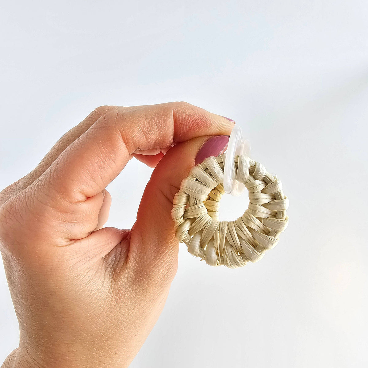 Calypso Earrings - Light Rattan // Resort Summer Jewelry