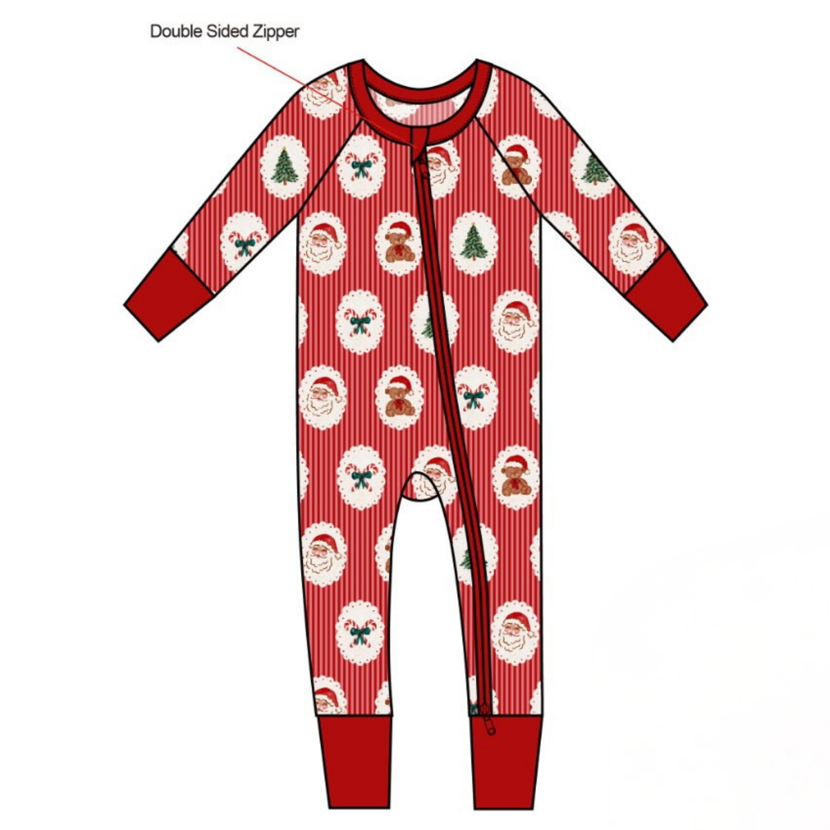 Classic Christmas Baby PJs
