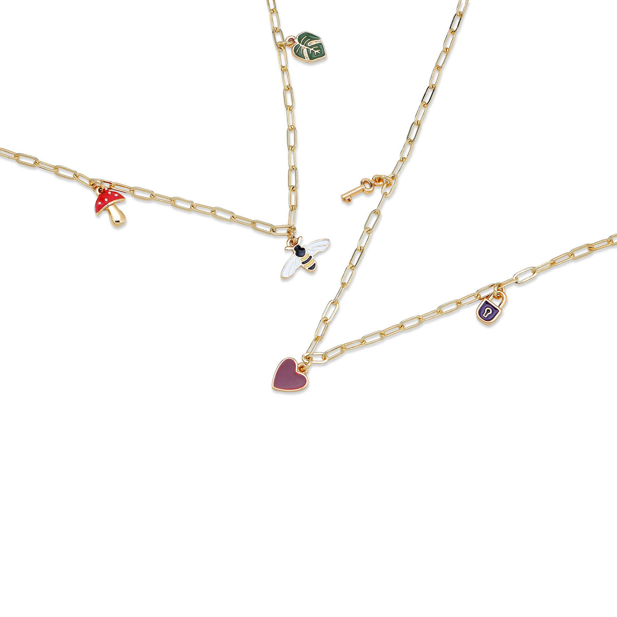 Enamel Treasure Necklace - Grow