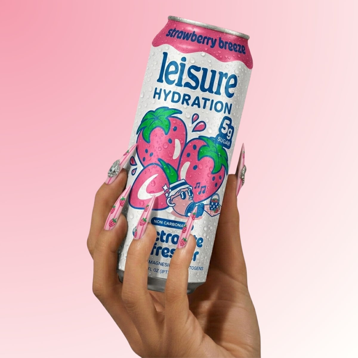 Leisure Hydration Electrolyte Strawberry Breeze