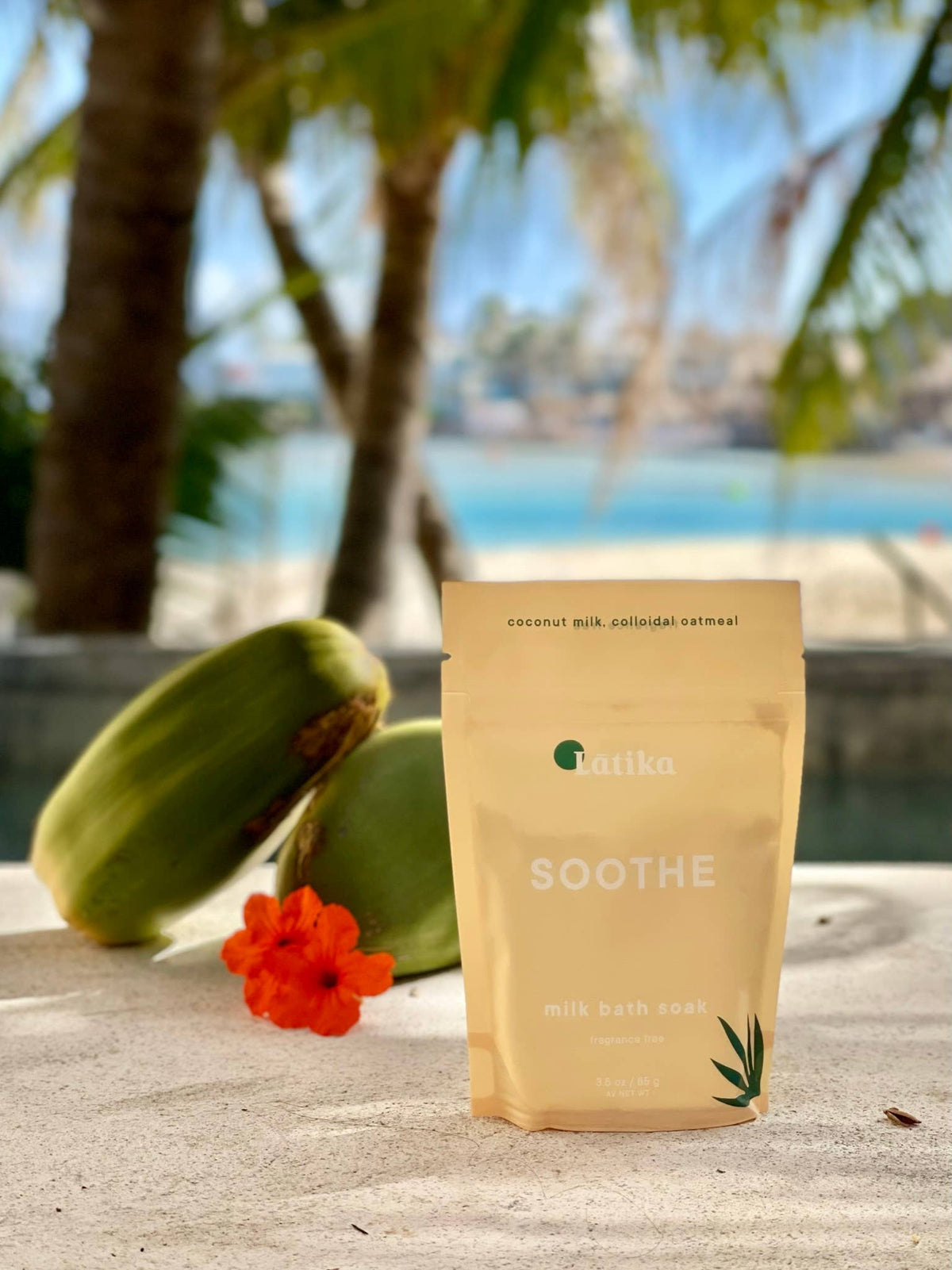 🥛 Vegan Milk Bath Soak - Coconut milk |  Fragrance-Free