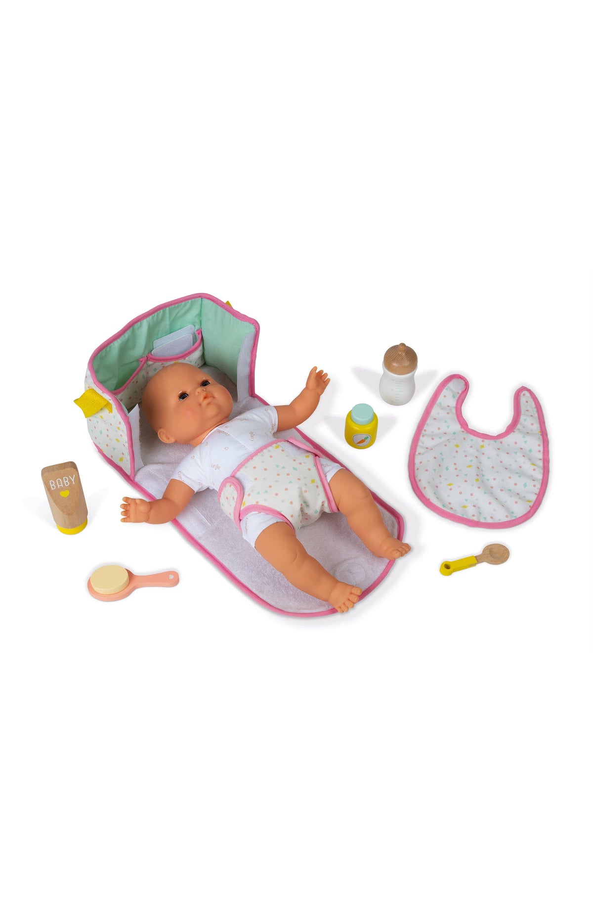 Pretend Play Toy | Nursery & Changing Set | 8 accesories