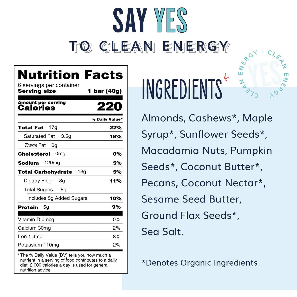 Salted Maple Pecan - Gourmet Plant-Based Snack Bar