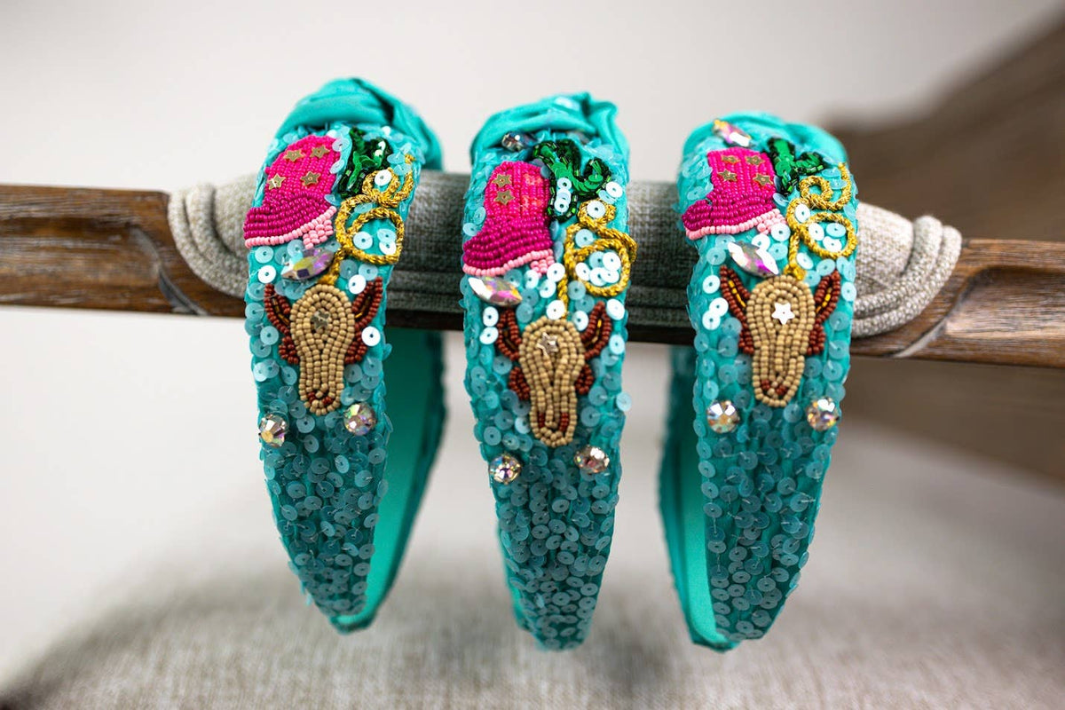 Beaded Headband - Rodeo Queen