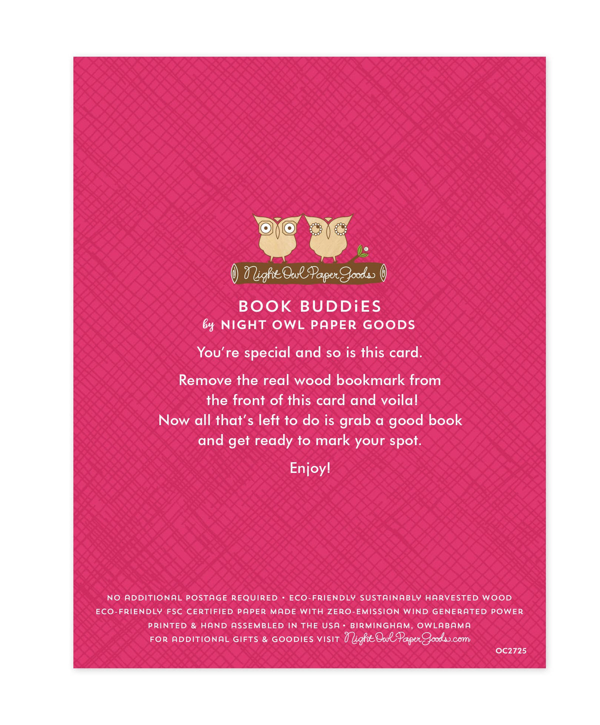 Mom Story Bookmark Mother's Day Card