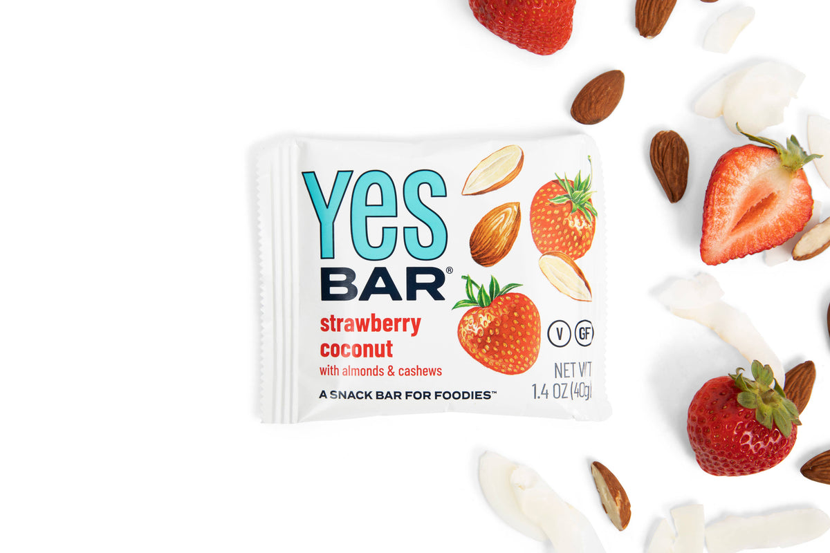 Strawberry Coconut - Gourmet Plant-Based Snack Bar