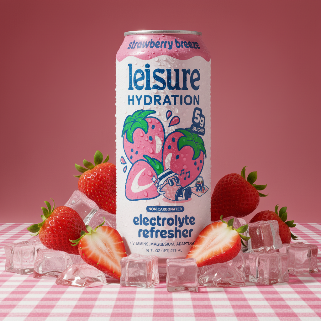 Leisure Hydration Electrolyte Strawberry Breeze