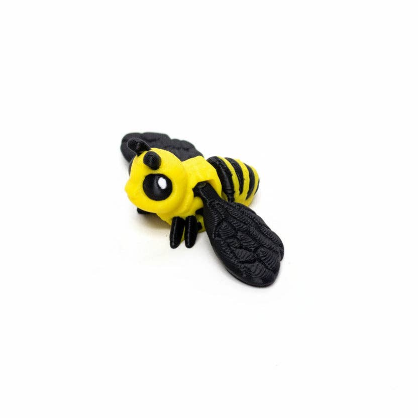 Bee • Insect • Bug • Mini 3D Printed Articulated Animal • Flexi Animals • Pocket Pets • Pocket Pals • Desk Pets*