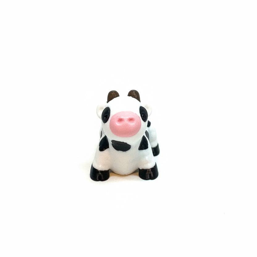 Cow (Dairy) • Mini 3D Printed Articulated Animal • Flexi Animals • Pocket Pets • Pocket Pals • Desk Pets [2025]*