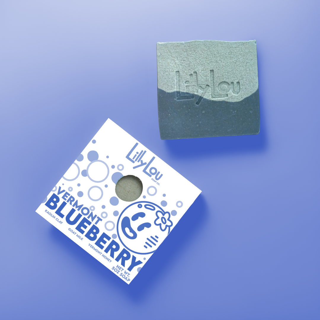 Vermont Blueberry Soap Bar | Goat Milk Soap | Natural Soap