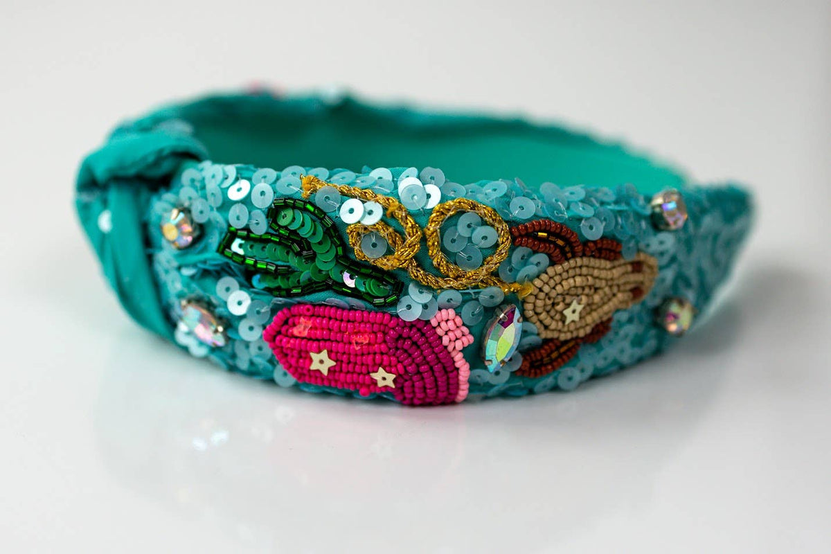 Beaded Headband - Rodeo Queen