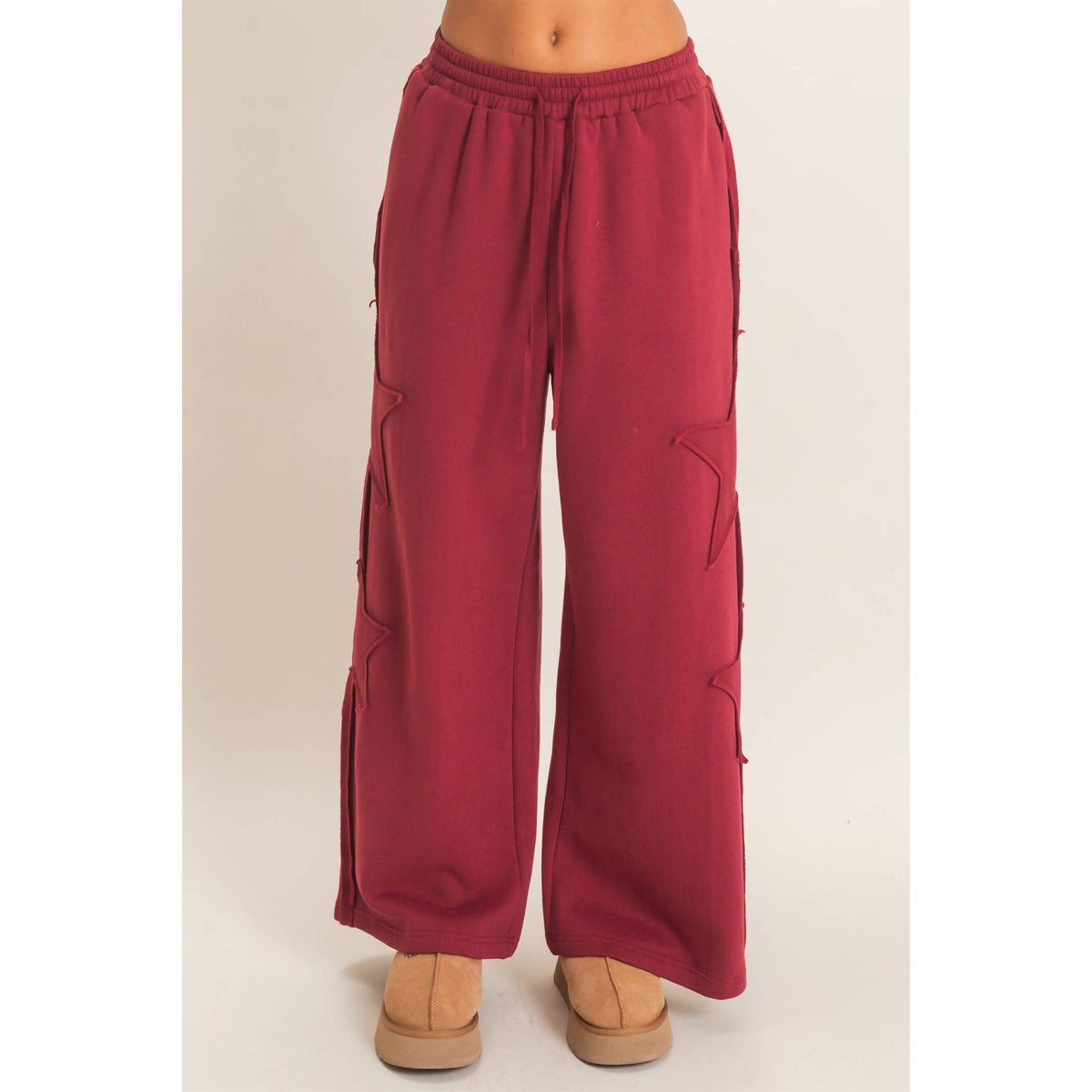French Terry Star Patch Sweatpants