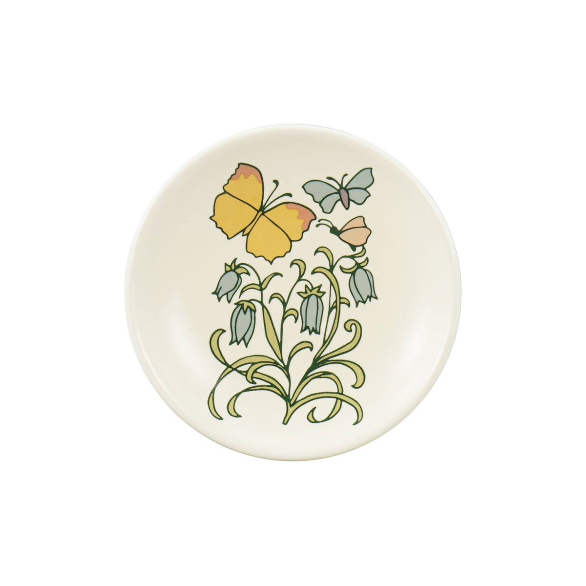 Trinket Key Ring Dish Voysey Botanical Garden Butterfly