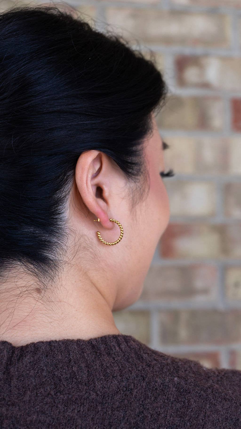 Luxe Tatum Hoops - Gold // Earrings, Jewelry, Tarnish free