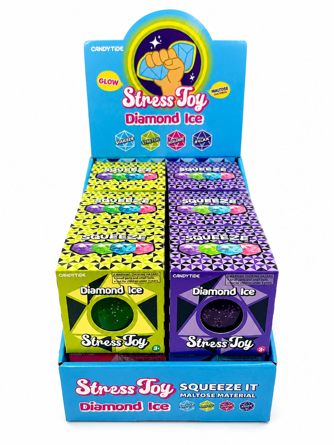Diamond Ice Maltose Stress Toy