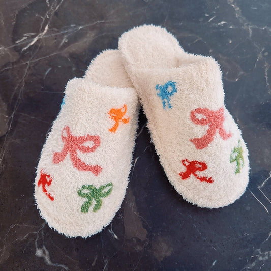 Bow Field Cozy Lounge Slipper