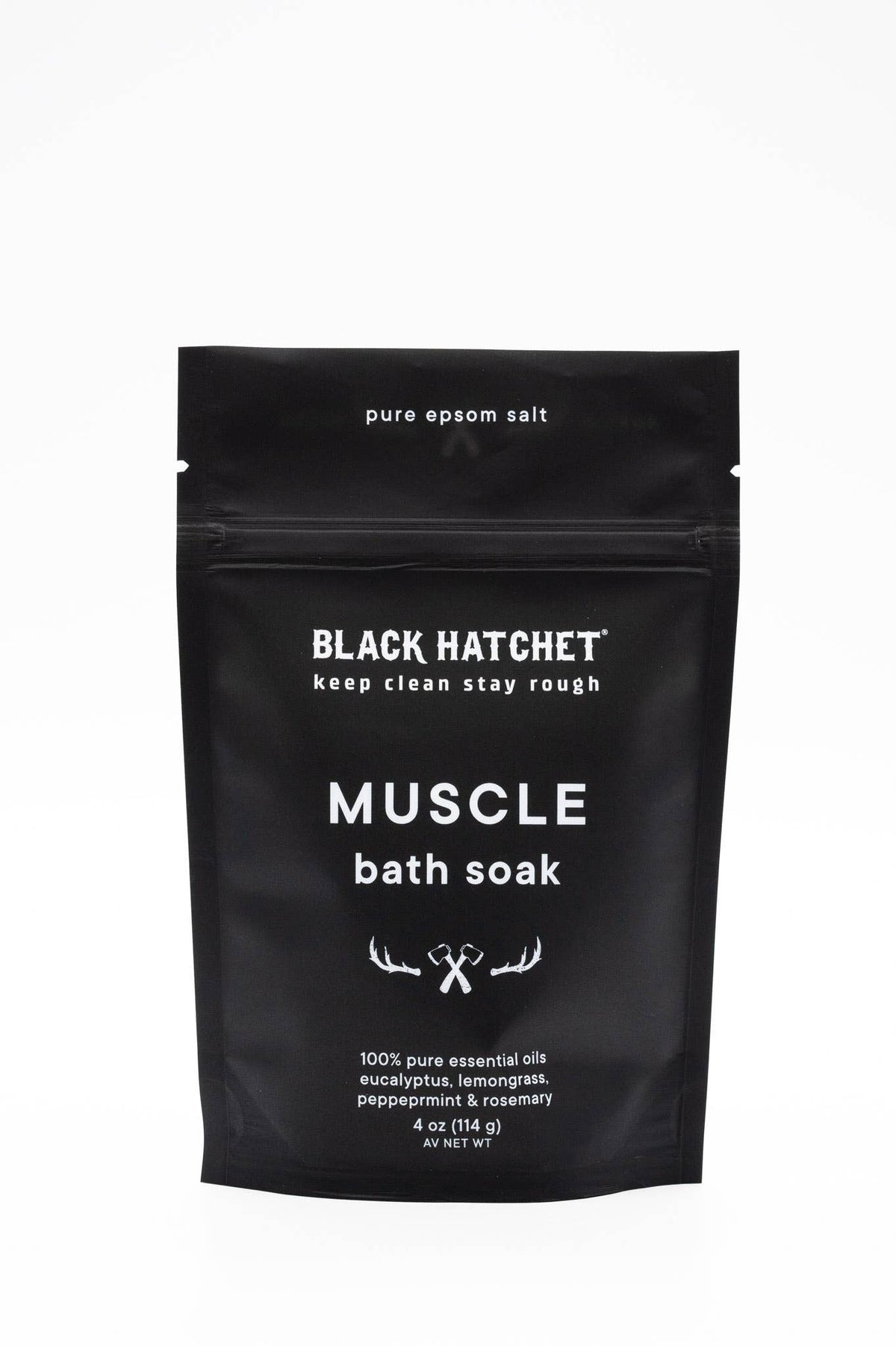 Black Hatchet Muscle Bath Salt ⚫ Gift for Men