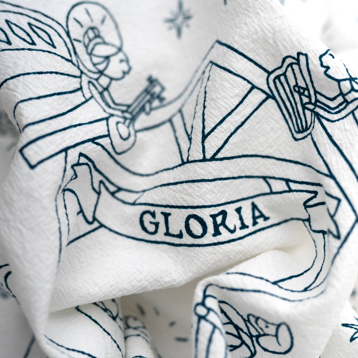 Nativity Christmas Tea Towel