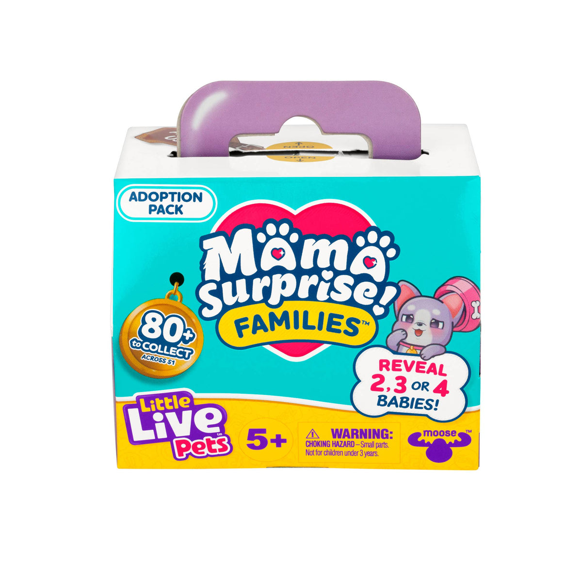 Moose Toys -Little Live Pets Mama Surprise Families Adoption