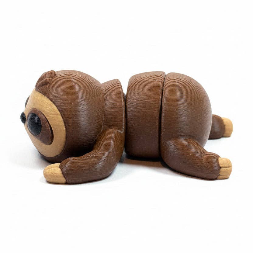Sloth • Articulated *Larger* Animals • 3D Printed Articulated Animal • Flexi Animals • Pocket Pets • Pocket Pals • Desk Pets [2025]