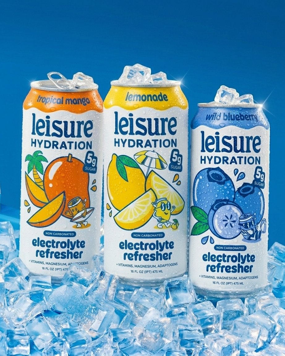 Leisure Hydration Electrolyte Wild Blueberry