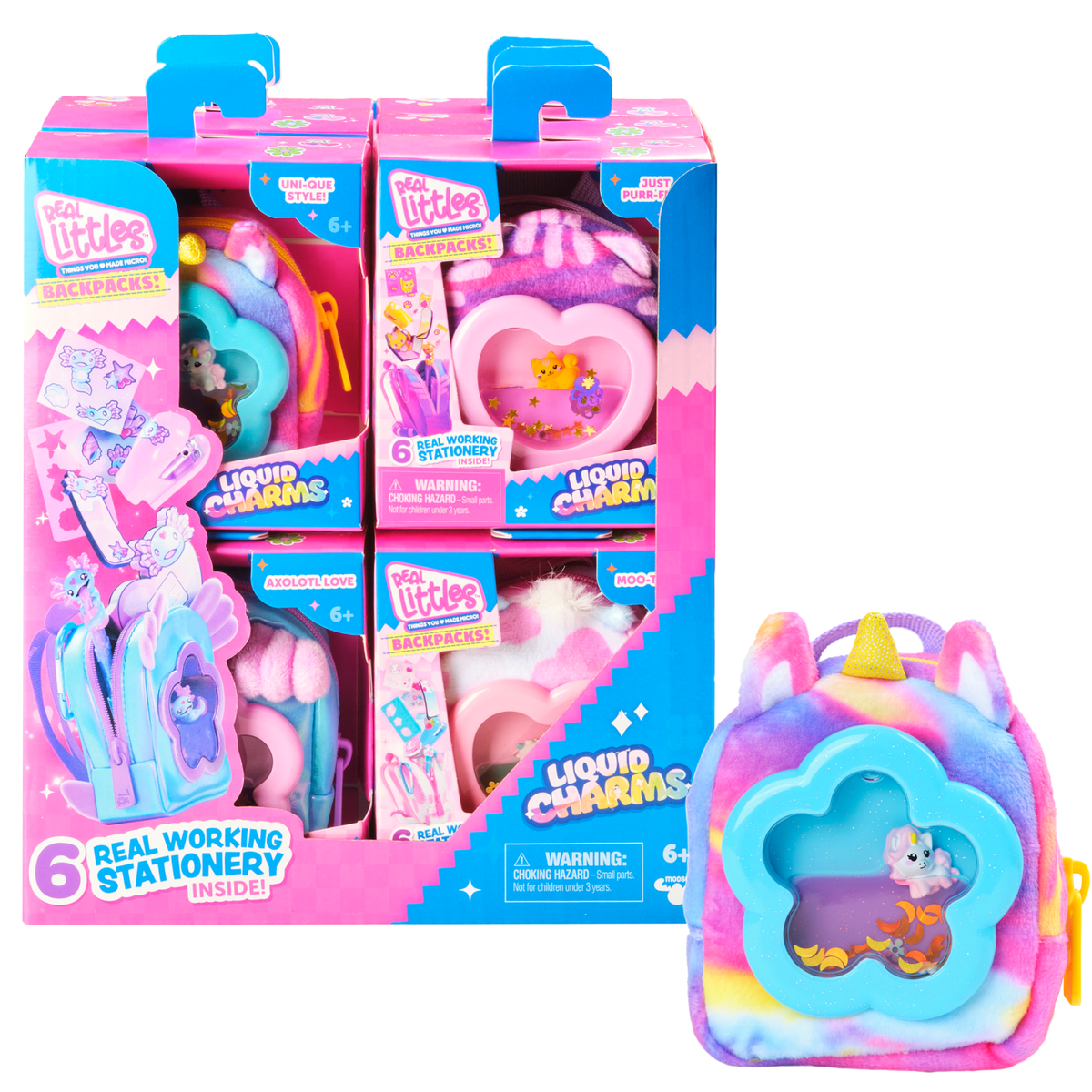 Moose Toys - Real Littles Charms Backpacks