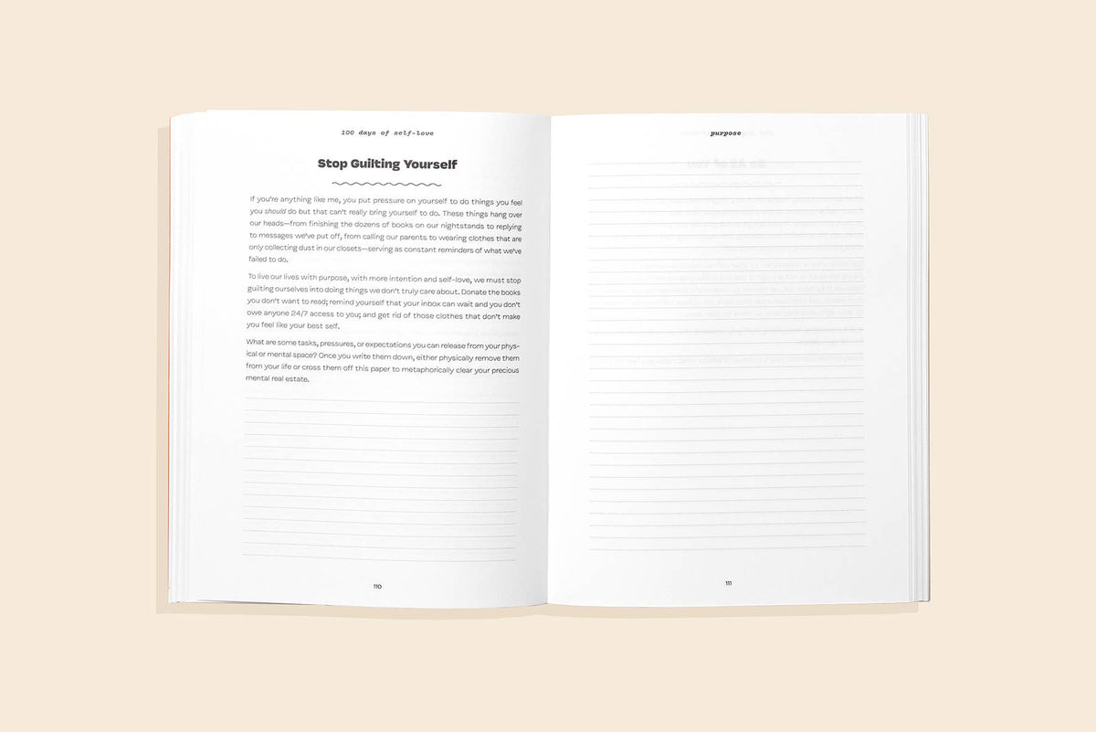 100 Days of Self-Love: Guided Self Care Journal