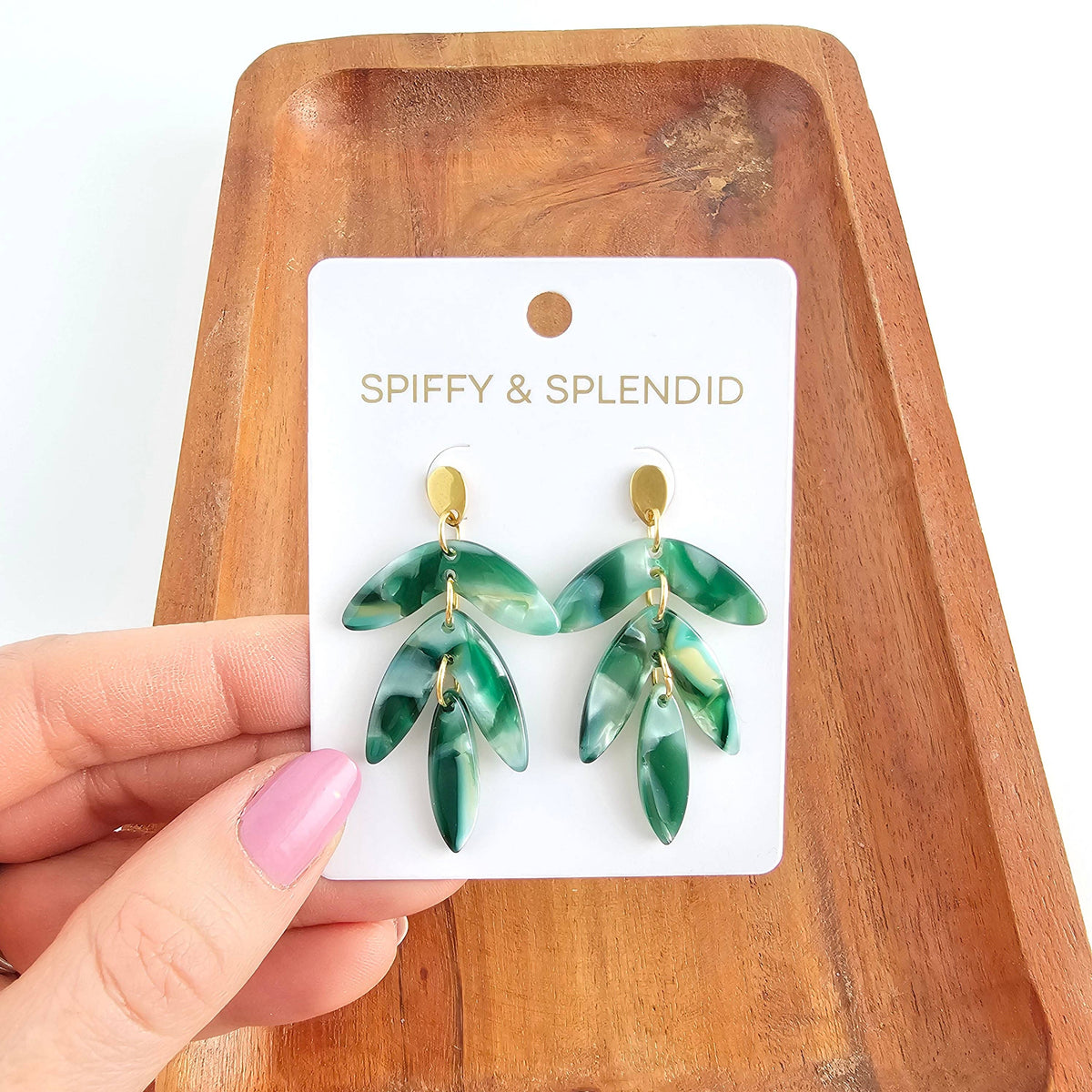 Mini Kailani Earrings - Palm Lustre // Resort Summer Jewelry