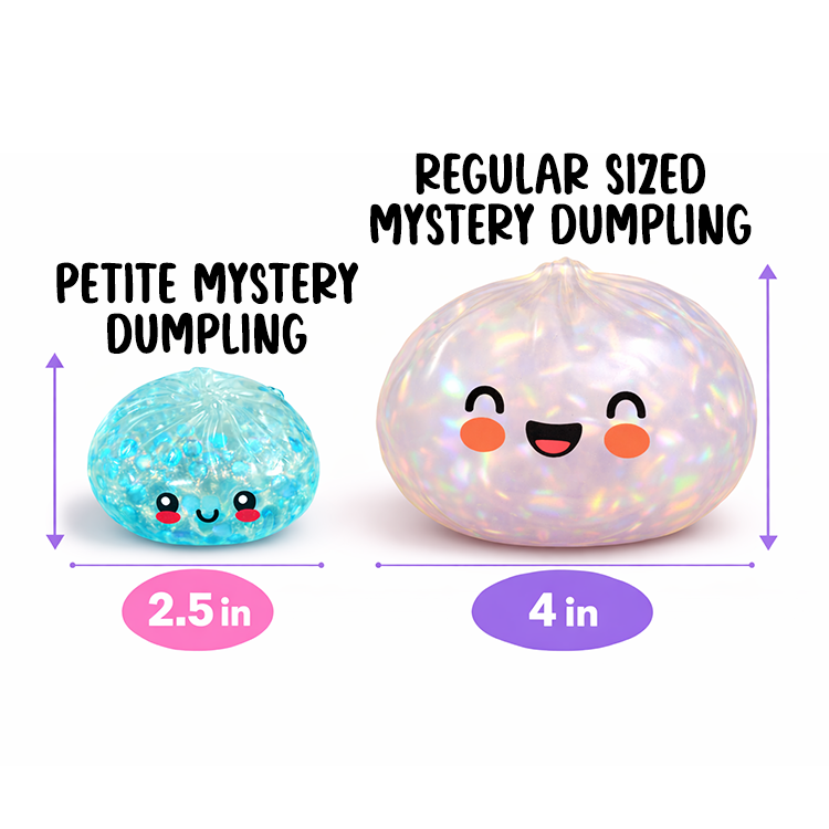 Fun Doh Squishy Mystery Mini Petite 2.5" Dumpling Toy