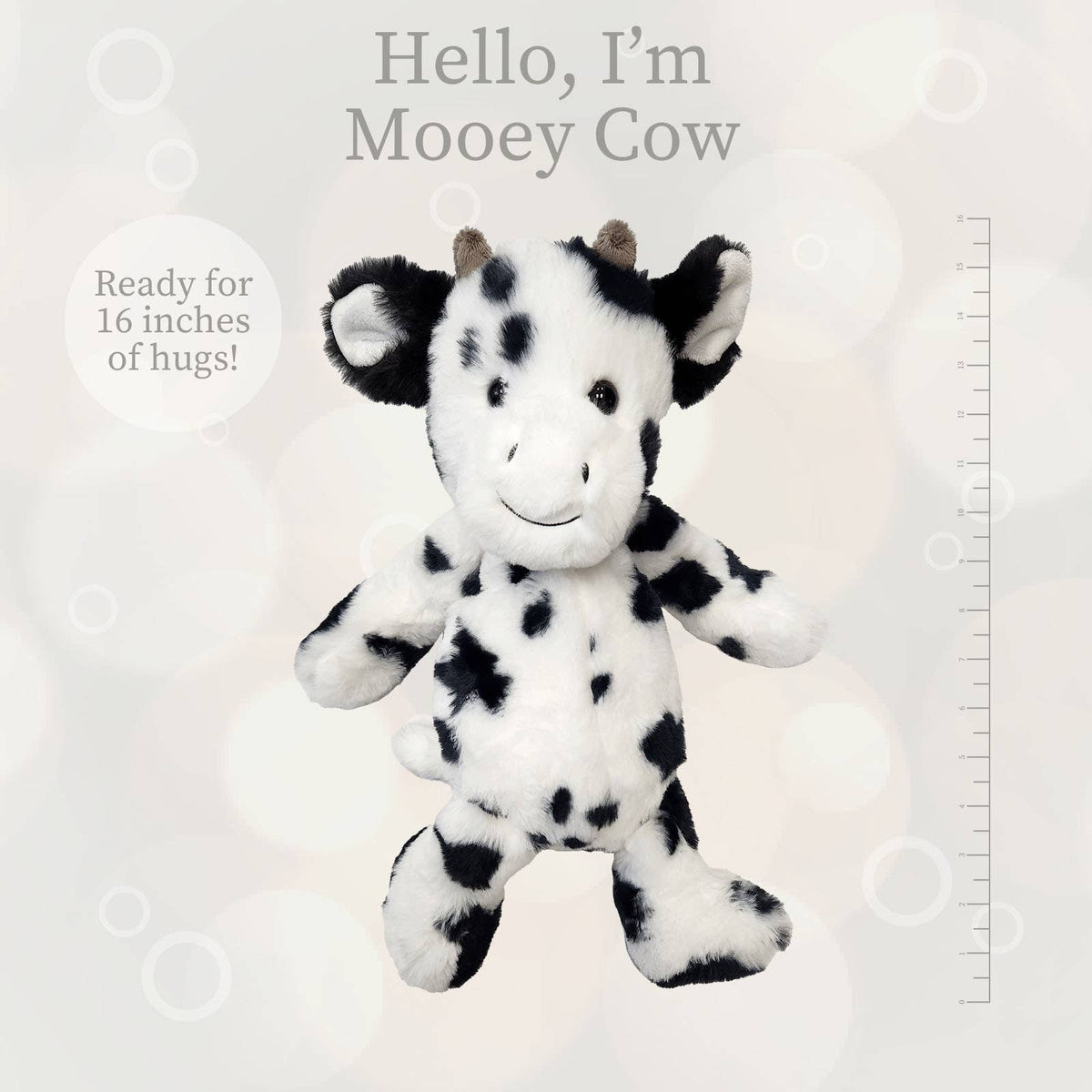 Mooey Cow World's Softest Lushees 16" Plushie for Kids