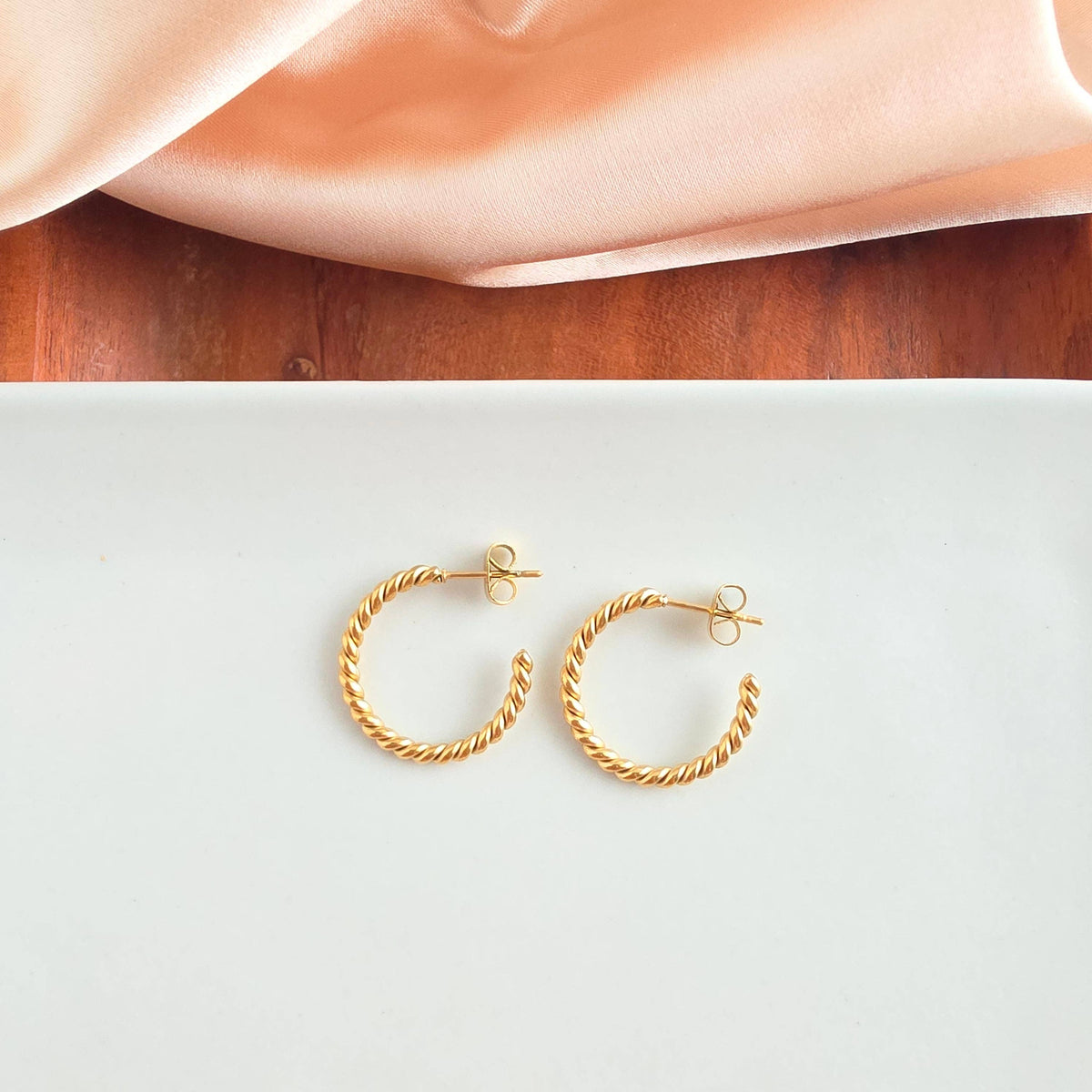 Luxe Tatum Hoops - Gold // Earrings, Jewelry, Tarnish free