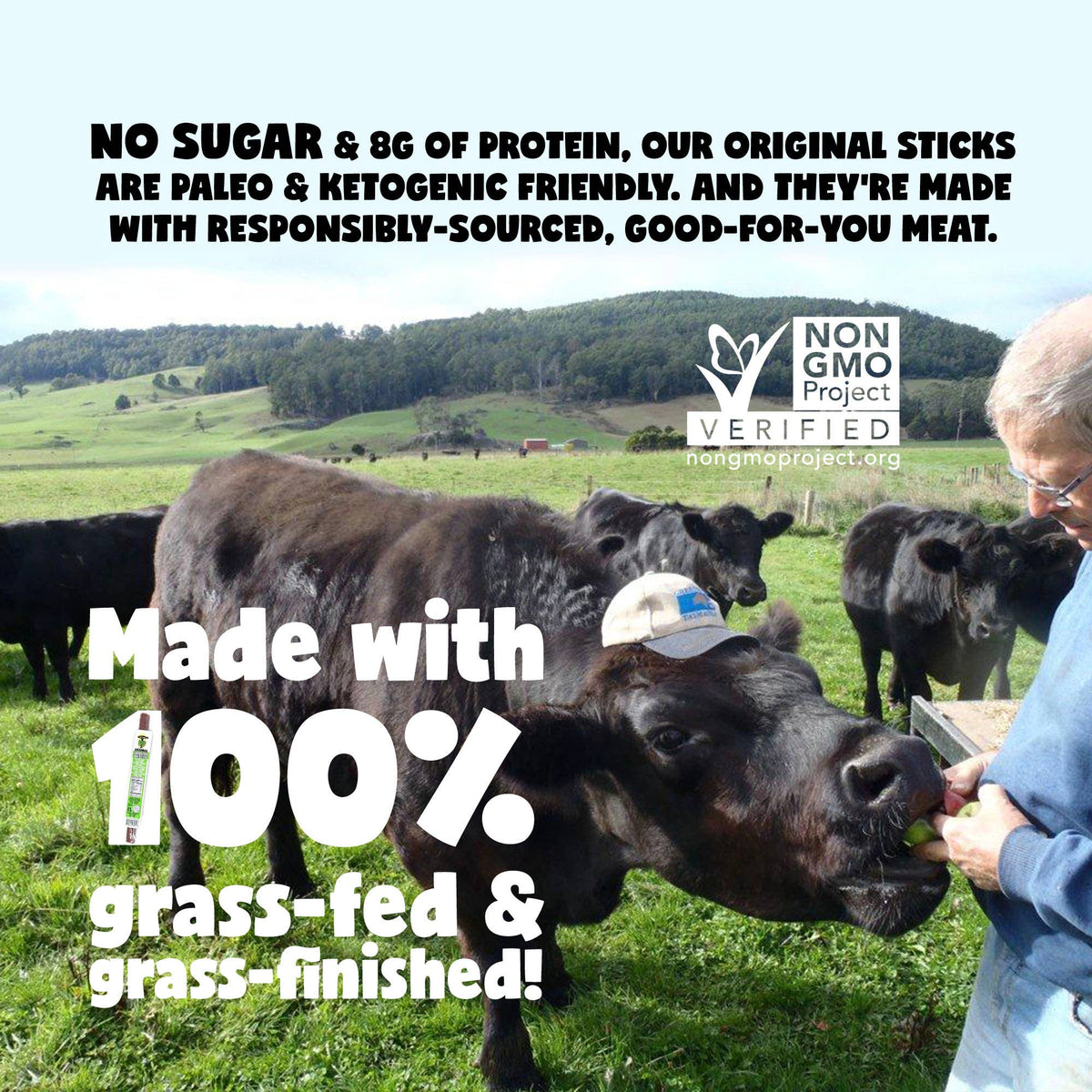 Original 100% Grass-Fed Beef Sticks